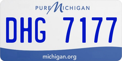 MI license plate DHG7177