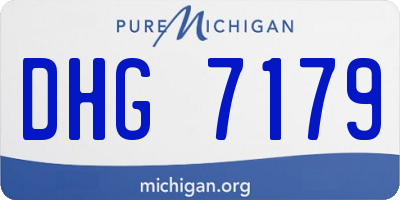 MI license plate DHG7179