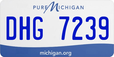 MI license plate DHG7239