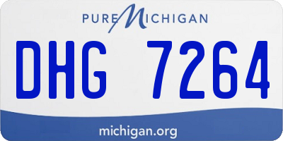 MI license plate DHG7264