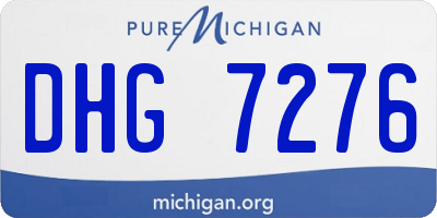 MI license plate DHG7276