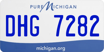 MI license plate DHG7282