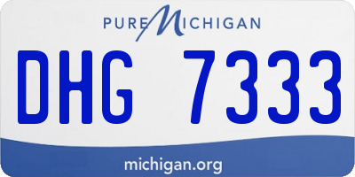 MI license plate DHG7333