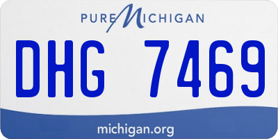 MI license plate DHG7469