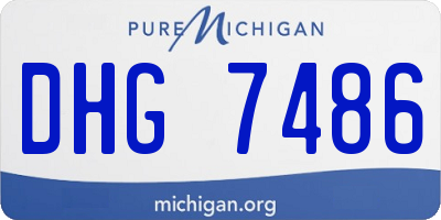 MI license plate DHG7486