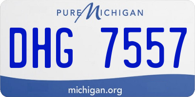 MI license plate DHG7557