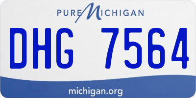MI license plate DHG7564