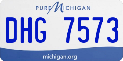MI license plate DHG7573