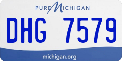 MI license plate DHG7579