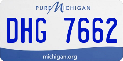 MI license plate DHG7662