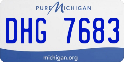 MI license plate DHG7683