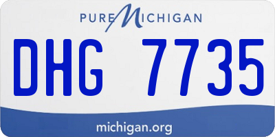 MI license plate DHG7735