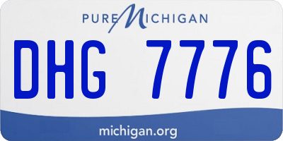 MI license plate DHG7776