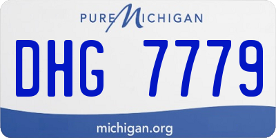 MI license plate DHG7779