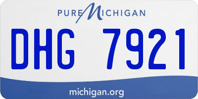 MI license plate DHG7921
