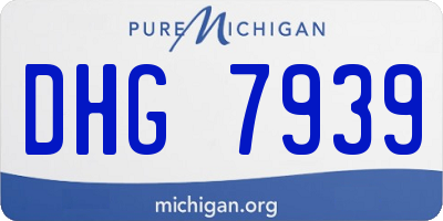 MI license plate DHG7939