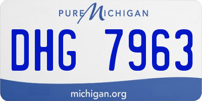 MI license plate DHG7963