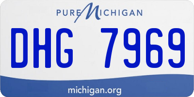 MI license plate DHG7969