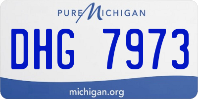 MI license plate DHG7973