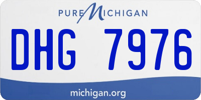 MI license plate DHG7976