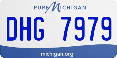 MI license plate DHG7979