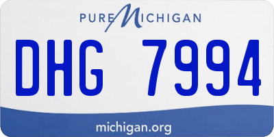 MI license plate DHG7994