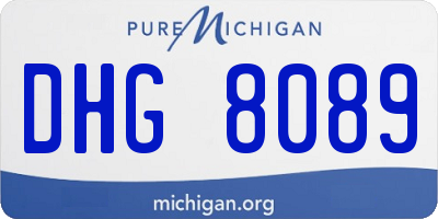 MI license plate DHG8089