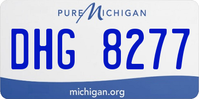 MI license plate DHG8277