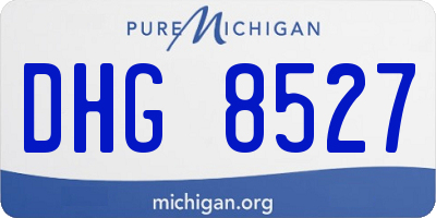 MI license plate DHG8527