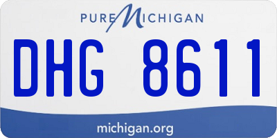 MI license plate DHG8611