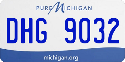 MI license plate DHG9032