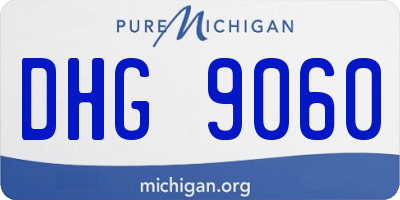MI license plate DHG9060