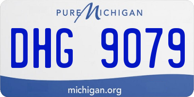 MI license plate DHG9079