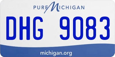 MI license plate DHG9083