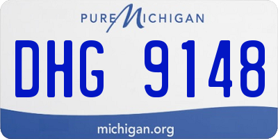 MI license plate DHG9148