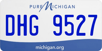 MI license plate DHG9527