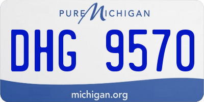 MI license plate DHG9570