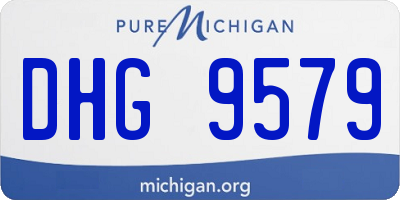 MI license plate DHG9579