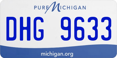 MI license plate DHG9633