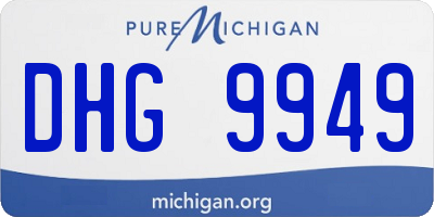 MI license plate DHG9949