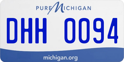 MI license plate DHH0094