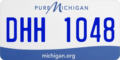 MI license plate DHH1048