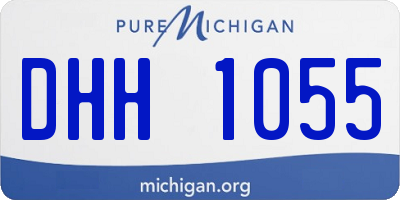 MI license plate DHH1055