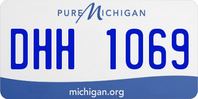 MI license plate DHH1069