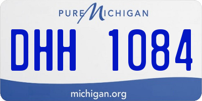 MI license plate DHH1084