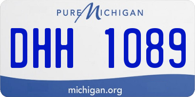 MI license plate DHH1089