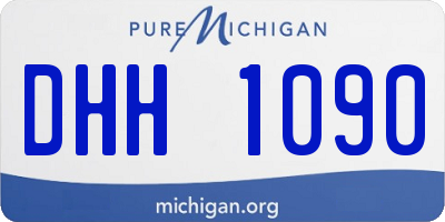 MI license plate DHH1090