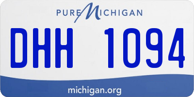 MI license plate DHH1094