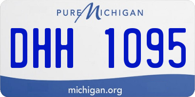 MI license plate DHH1095