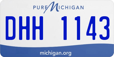 MI license plate DHH1143